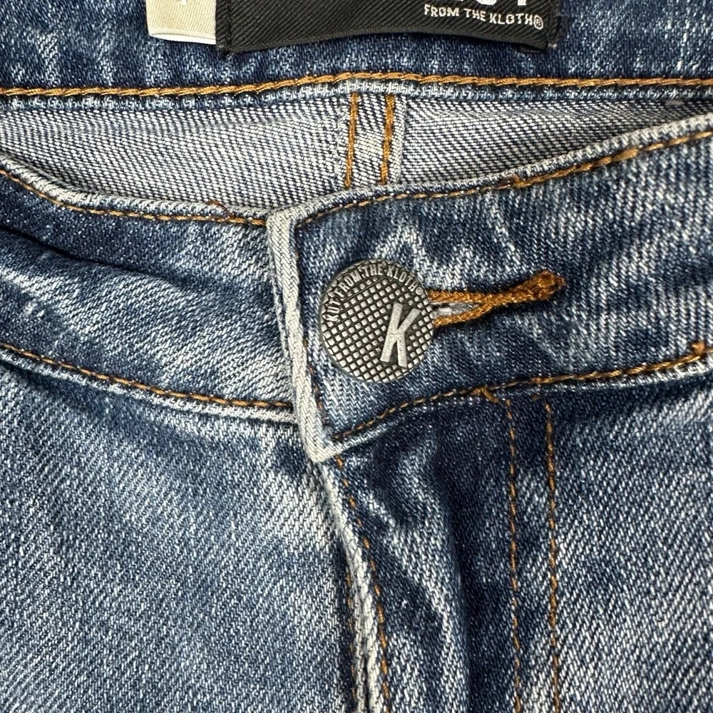 KUT From The Kloth Jeans Womens 4 Catherine Boyfriend Mid Rise Distressed‎ Blue - Picture 4 of 16